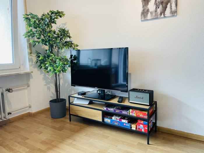 Wohnbereich mit Smart-TV